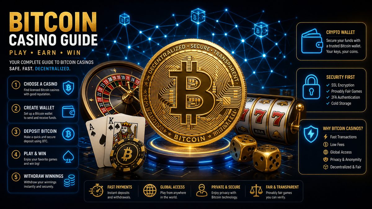 bitcoin casino guide 2026 complete