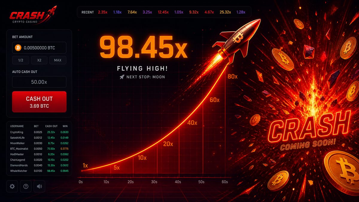 crash game crypto casino multiplier