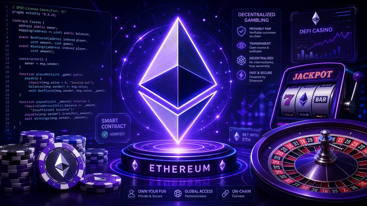 ethereum casino guide 2026 ETH gambling