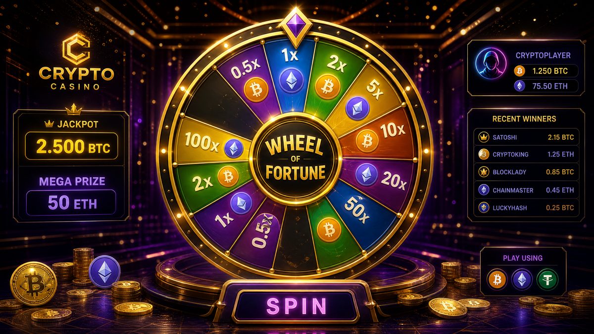 wheel of fortune crypto casino game