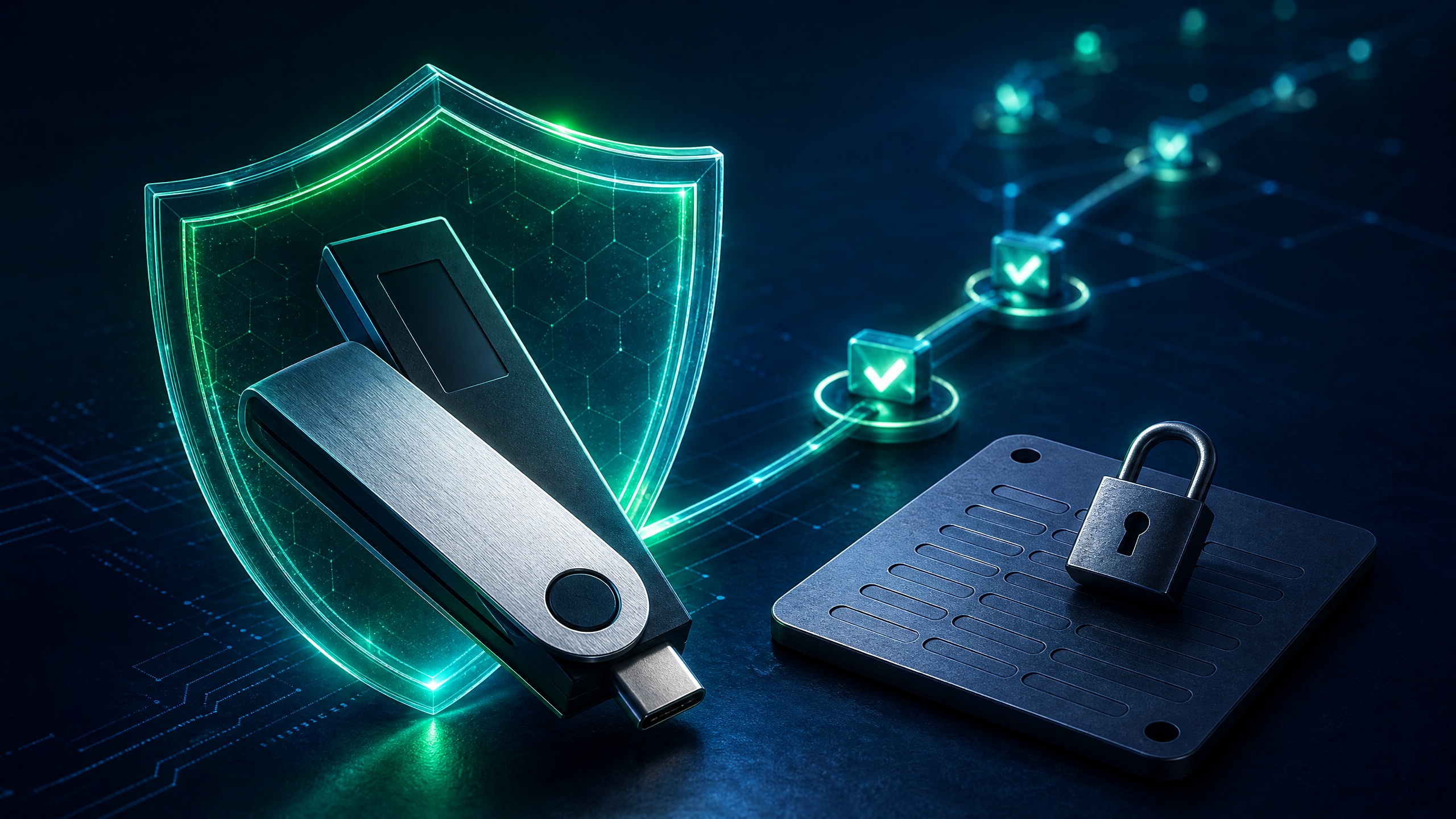 Hardware wallet protected by a security shield and blockchain confirmation path Hardware wallet protected by a security shield and blockchain confirmation path